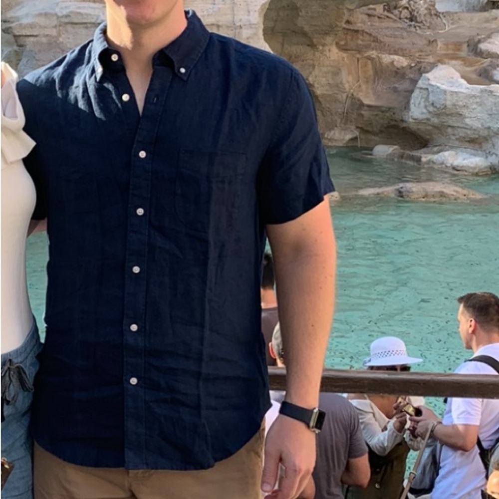 J.Crew Men’s Linen Button Up